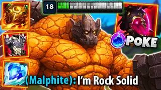 ROCK SOLID MALPHITE IS UNKILLABLE BUT STILL ONE SHOTS YOU! (SEASON 16 MALPHITE)