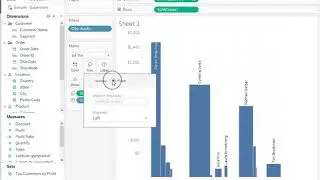 How to create a variable width bar chart in Tableau