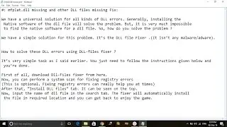 Mafia 3 - mfplat.dll / xinput1_7.dll is Missing Fixed [Quick Fix]