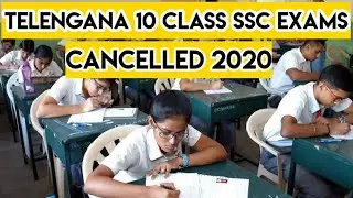 Telengana 10 SSC Board Exams Cancelled 2020:Students will promoted without Exams