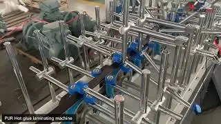 UPVC ceiling panel PUR hot glue laminated machine