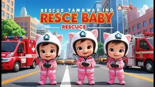 City Rescue Team Work | Fun Rescue Team Song for Toddlers & Preschoolers
