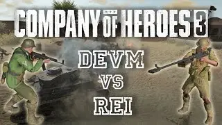 Company of Heroes 3 #1 - DevM [WM] vs Rei [BRITS] - Countering Tommies with AT Rifles