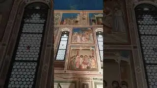 Inside Scrovegni Chapel #Giotto #Frescos #14thCentury #Renaissance #Padua #Italy