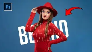 How To Place Text Behind An Object a Photo in Photoshop | Tutorial For Beginner