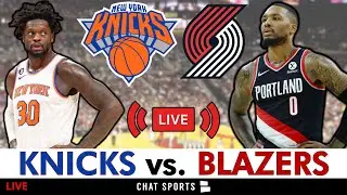 NY Knicks vs. Portland Trail Blazers Live Streaming Scoreboard, Play-By-Play, Highlights & Stats