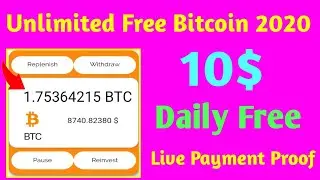 OMG 2020 😱😍 FREE BITCOINS!! Get 10$ Daily Free With New Free Bitcoin Mining Site 2020_No Reffer