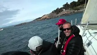 Swiftsure 2014: Santa Cruz 52 sailing race passage