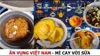 TỔNG HỢP TIKTOK | Ăn bơ của hot youtuber Khương Dừa và mì cay Samyang nấu với sữa | Mật Ngọt TV