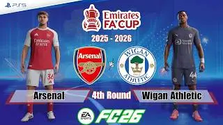 Arsenal vs. Wigan | Emirates FA Cup 25/26 | Full Match | FC 26 - PS5&trade;[4K]