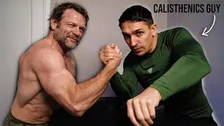 Calisthenics Guy Starts Armwrestling