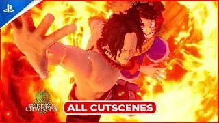 One Piece Odyssey Chapter 6 Paramount War: Battle of Marinefold - All Cutscenes