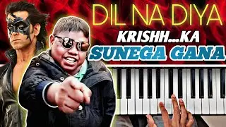 DIL NA DIYA X LE BETA - Instrumental (Piano Cover) | Krish Ka Gana Sunega | Viral Meme Song