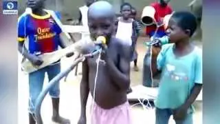 EN: Video Of Kids Performing With Makeshift Instruments In Awka Goes Viral