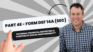 External Financial Reporting & CSR Part 4E - Form DEF 14A (SEC)
