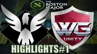 Wings Gaming VS Warriors Gaming Unity #1 Boston Major Dota 2 Highlights 7.14
