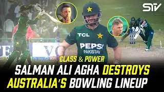 Pure Class! Salman Ali Agha Destroys Australia&rsquo;s Bowling Lineup | M3L1J