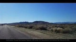 Kelbaker Road &bull; South from Baker, CA to it's terminus at Historic 66