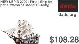 NEW LEPIN 22001 Pirate Ship Imperial warships Model Building Kits Minifigure Block Briks Toys Gift