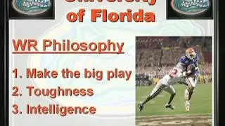 Florida Gators   WR Drills 2006