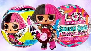 ASMR LOL Surprise Rock Squish Sand Dolls #unboxing