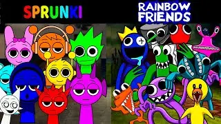 SPRUNKI Vs Rainbow Friends (Incredibox Sprunki) Friday Night Funkin' (FNF Mod)