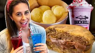 CAFÉ DA MANHA com FRAPPUBILL, cookies e pizza |  DUCKBILL