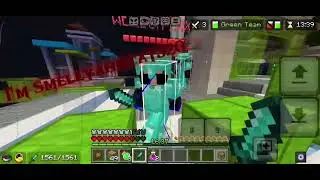 Minecraft Bedwars round 1 #gameing #minecraft #roblox #gaming #funnyimages #memes#meme #music #phonk