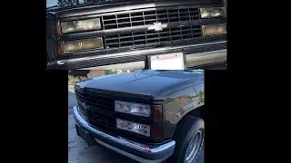 Obs Chevy Headlight Replacement (Lmc & headlight revolution parts)1990
