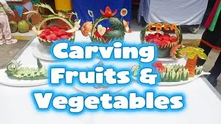 Intaglio di frutta e verdura