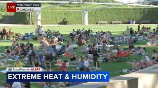 Extreme heat impacting Chicago area following pop-up storms