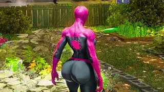 Thicc Lady With a Booty All Scenes  Part 5 (Lady's Romance) Spider Man 2's 4K Mod