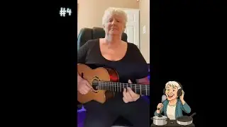 Grandma shreds on guitar | Countdown part 2 (Crazy Auntie Ann)