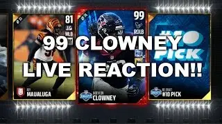 99 JADEVEON CLOWNEY PULL!!!! LIVE REACTION OMFG!!! MUT 17