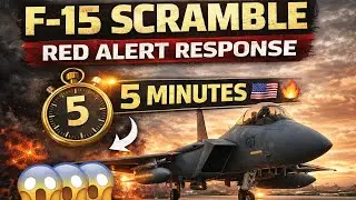 F-15 Red Alert Scramble &ndash; America&rsquo;s 5 Minute Air Defense Response 🇺🇸🔥