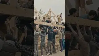 10 Days of Timber Framing in 30 Seconds