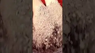 milky white 🤍 concrete water 💦 pouring 😍 satisfying ASMR #satisfying #concreteasmr