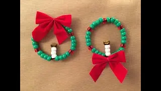 How to make a wreath ornament