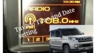 Mahindra tuv 3oo Time and Date setting