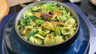 ORECCHIETTE CON CIME DI RAPA E ACCIUGHE 🌱