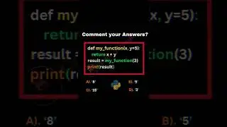 Python Quiz to test your knowledge | #python #coding #shorts