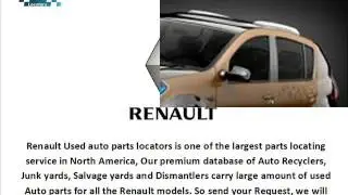 Used Auto Part, CA, Renault, 866 871 9111, Auto, Parts California