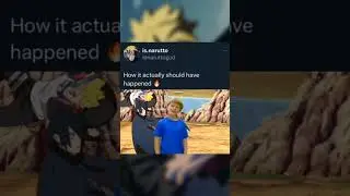how it actually should have happened #shorts #narutoshorts #narutoshippuden #borutoshorts
