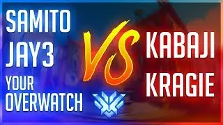 GAME WINNING SHOTCALLING! YourOverwatch & Samito vs Kragie & Kabaji! Overwatch Streamers