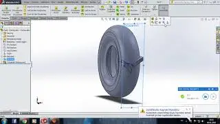 FIRAT TEMUR Solidworks Eğitim Videosu Trakt&ouml;r Tekeri &Ccedil;izimi