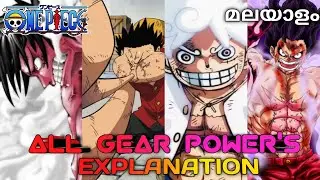 All Luffy Gear Powers Malayalam Explanation | one piece | Gear 5 | COPY D VIPER
