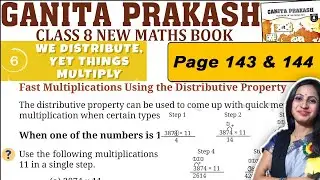 Class 8 Maths Ganita Prakash | Chapter 6 We distribute yet things multiply | Page 143 & 144 Solution