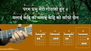 Paramprabhu mero Gothalo Chords & Lyrics | Nepali worship song Guitar lesson