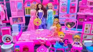 8 Minutes Satisfying And Relaxing Unboxing With HelloKitty Barbie Princess toys and dress collection