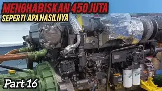 RUNNING TEST MESIN DIESEL,SEPERTIINIIAH SETELAHMENGHABISKAN450Jt/#16GENERALOVERHAULENGINEDIESEL665HP